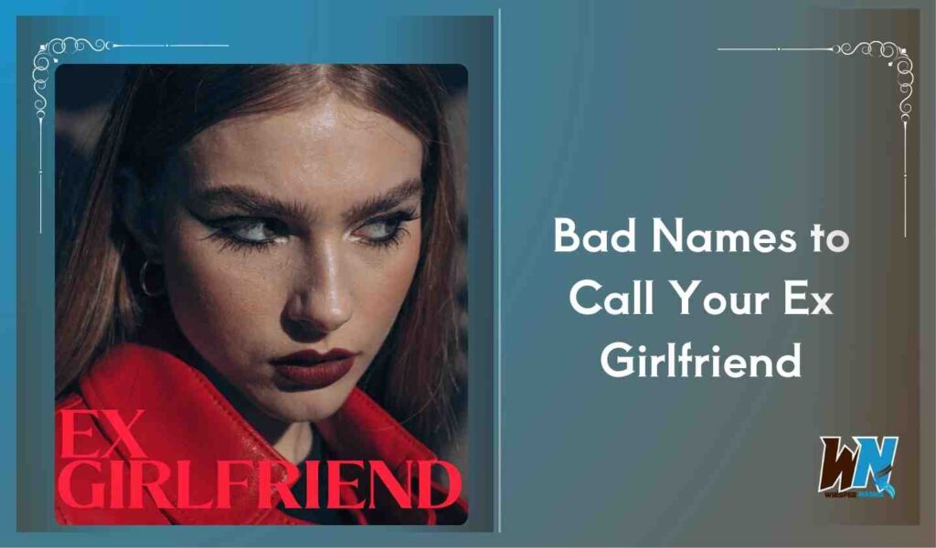 Bad Names to Call Your Ex Girlfriend