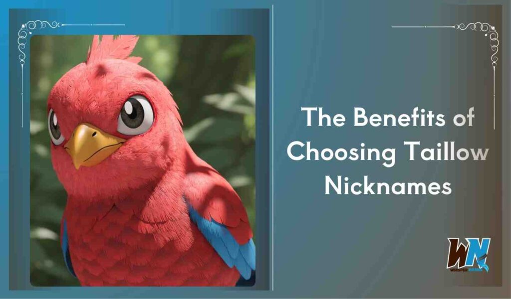 The Benefits of Choosing Taillow Nicknames