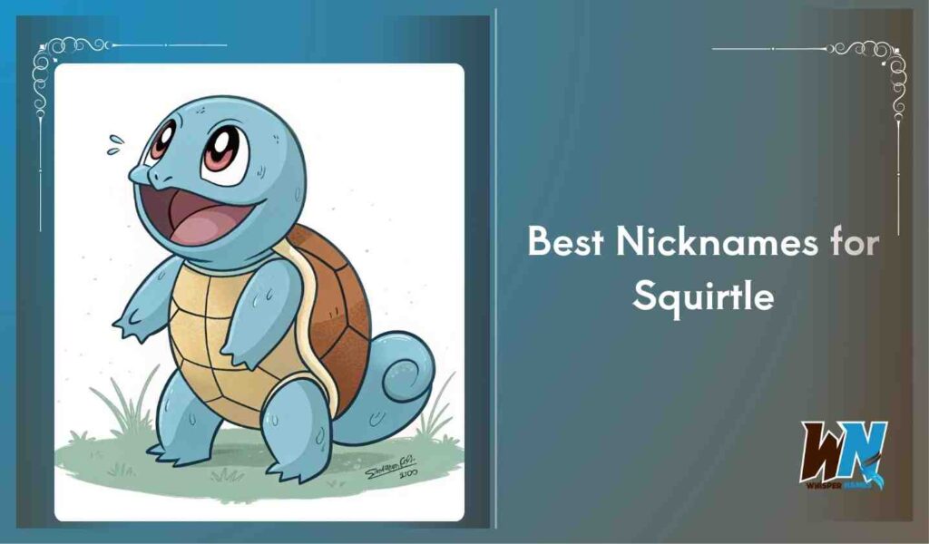 Best Nicknames for Squirtle