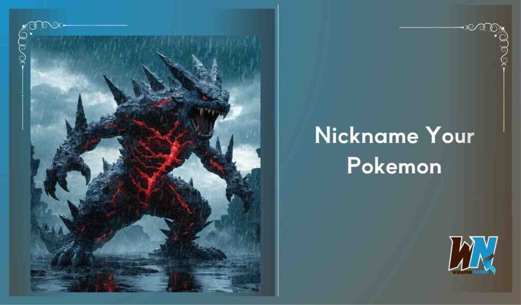 Nickname Your Pokemon