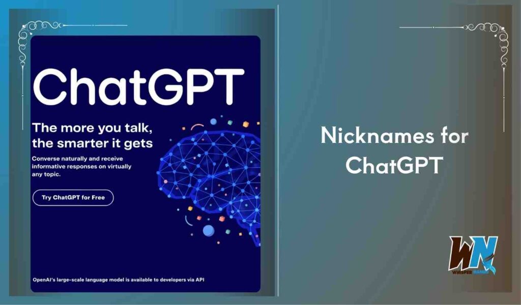 Nicknames for ChatGPT