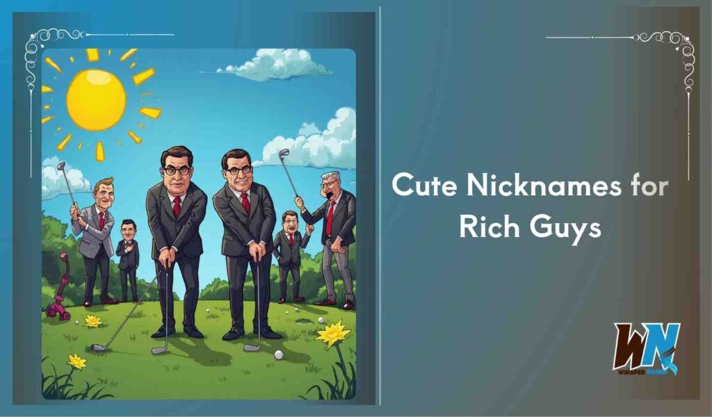 Cute Nicknames for Rich Guys