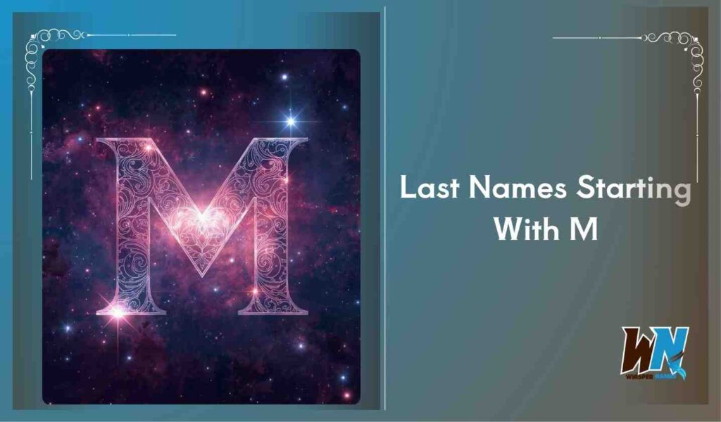 Last Names Starting With M