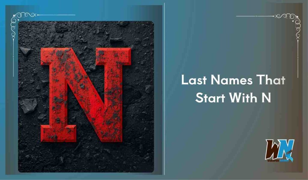 Last Names That Start With N