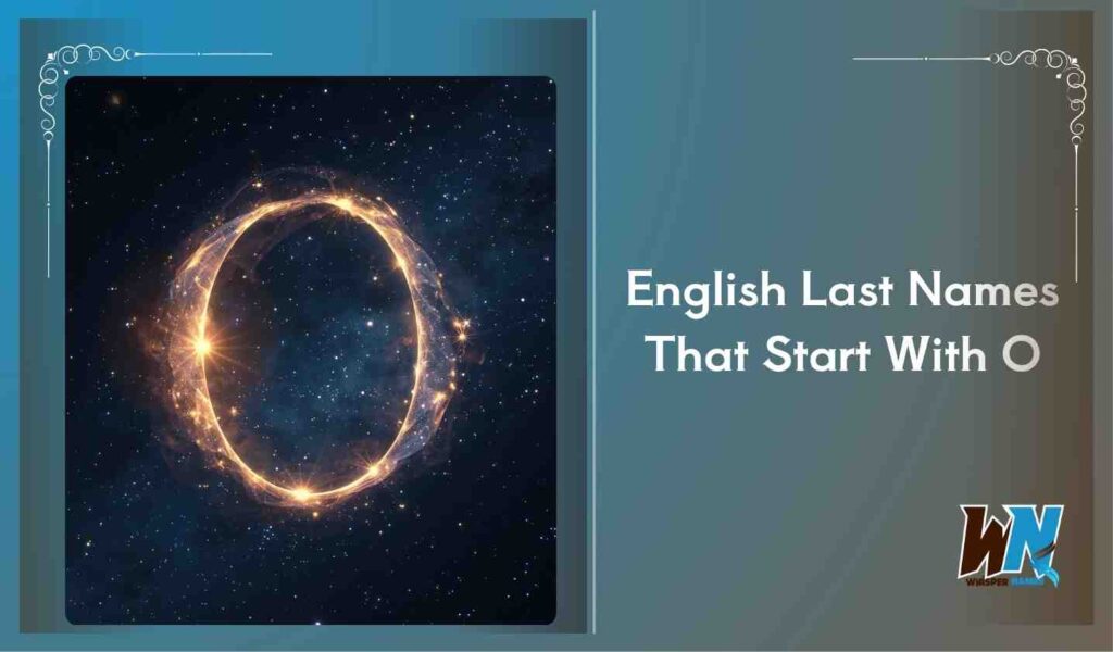 English Last Names That Start With O