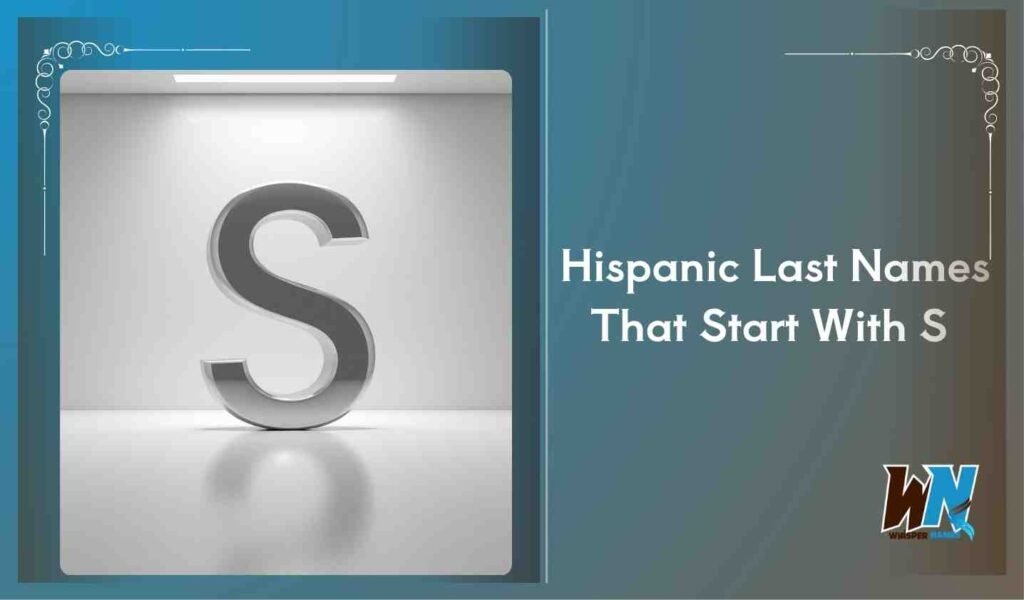 Hispanic Last Names That Start With S 