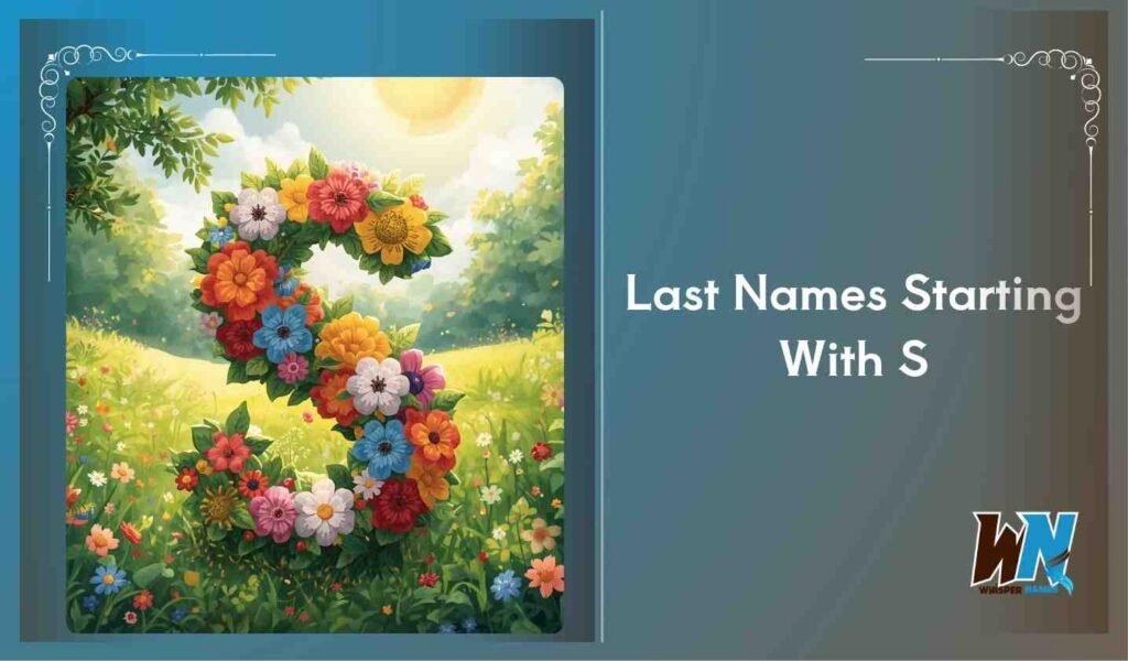 Last Names Starting With S
