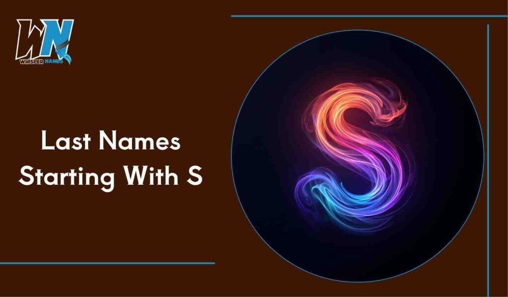 Last Names Starting With S