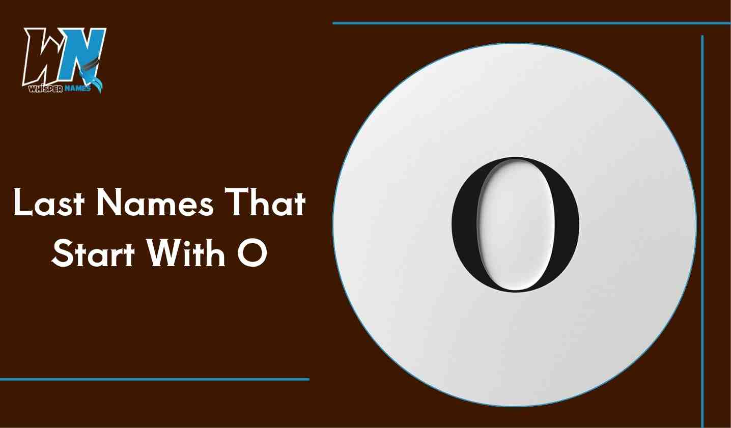 Last Names That Start With O