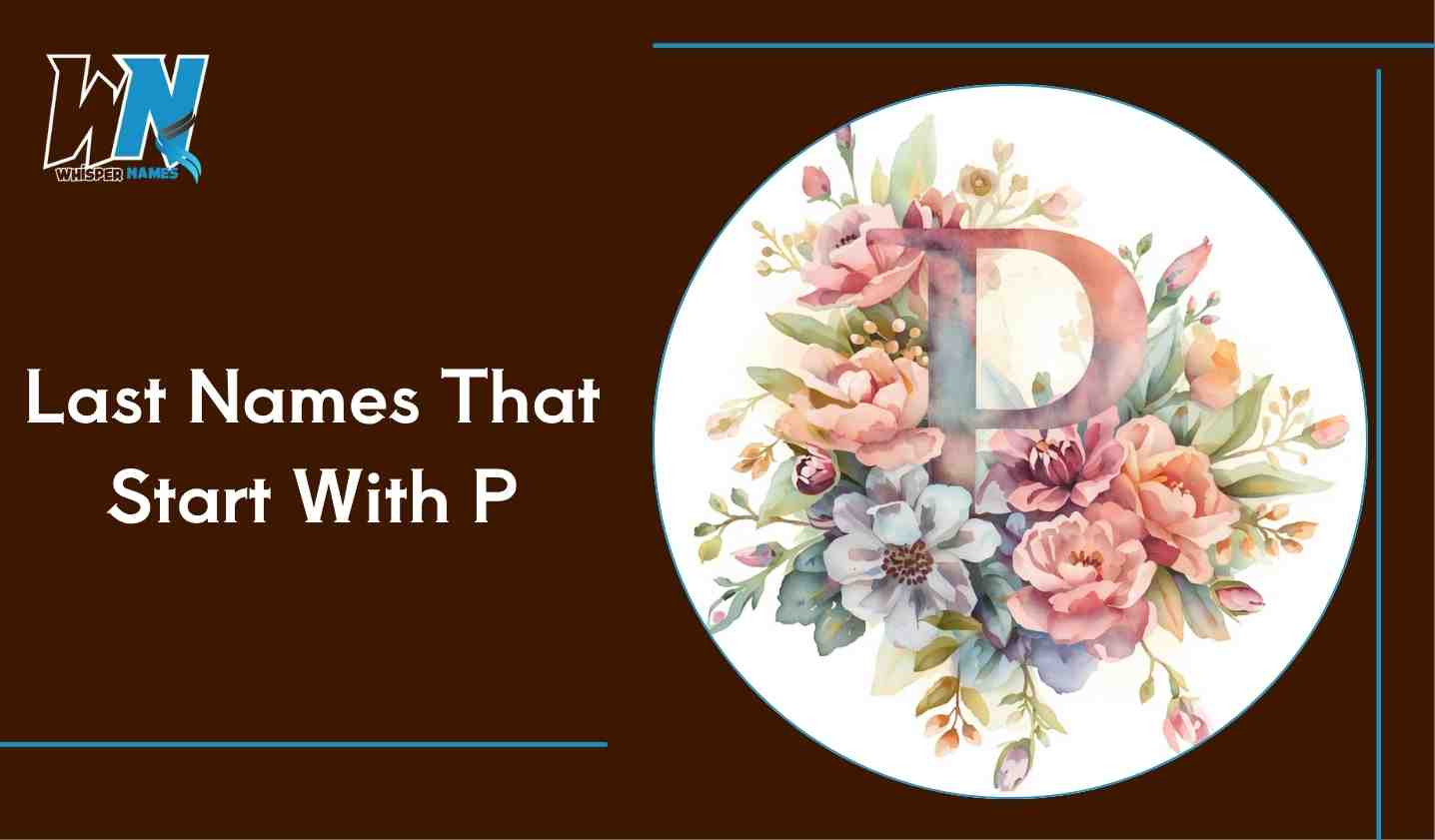 Last Names That Start With P