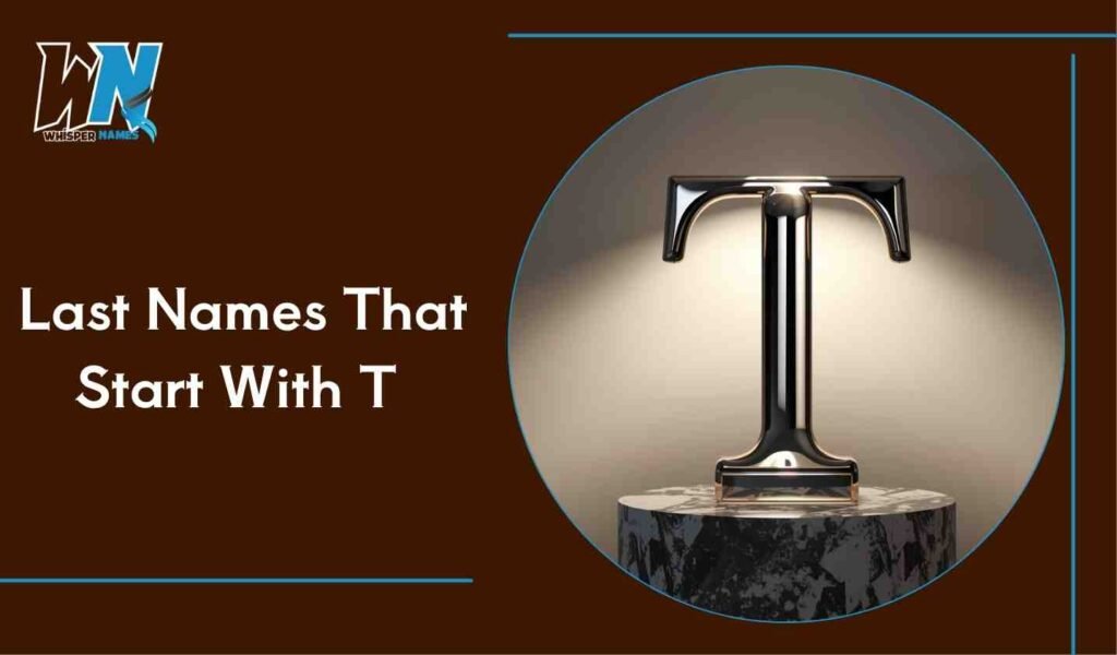 Last Names That Start With T [Rare & Common]