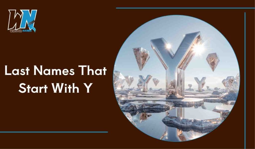 Last Names That Start With Y