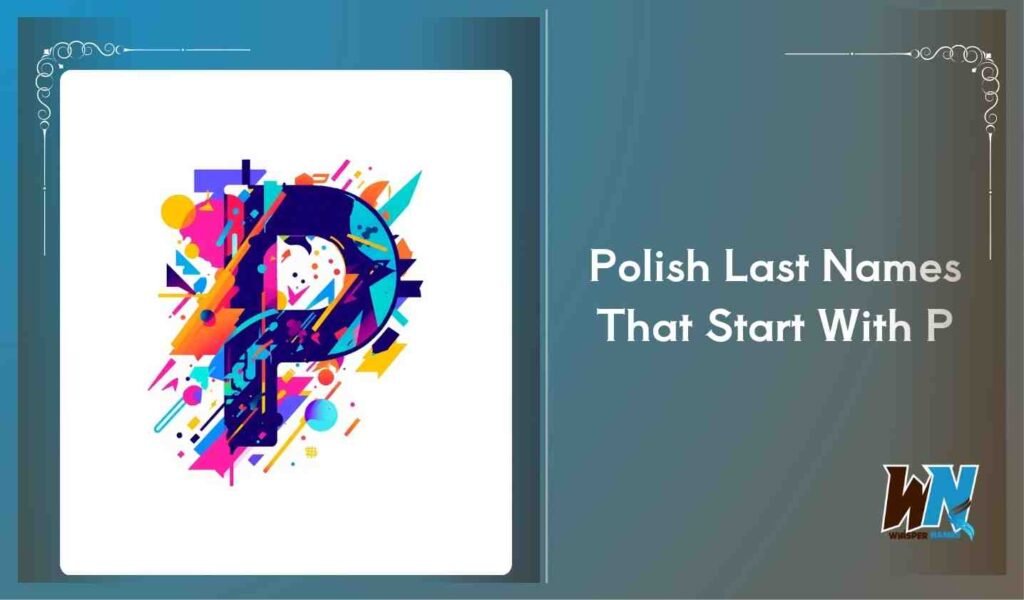Polish Last Names That Start With P