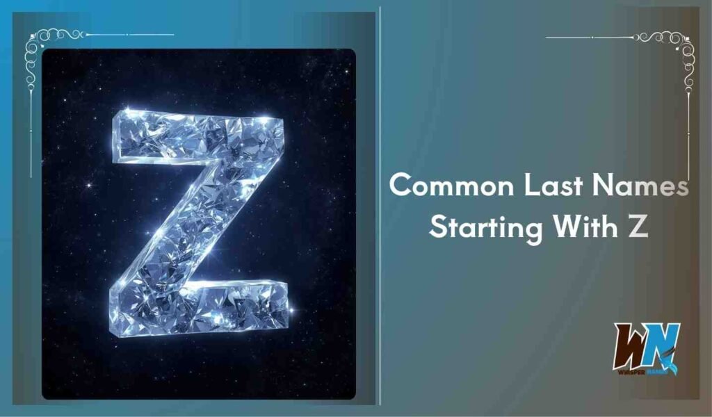 Common Last Names Starting With Z