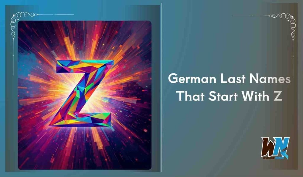 German Last Names That Start With Z